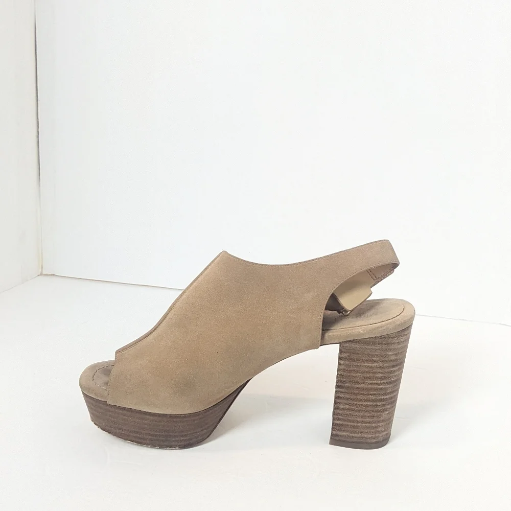 Michael kors suede Piper heels